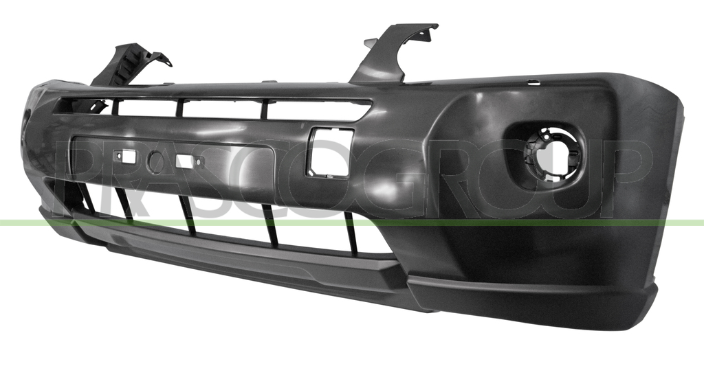 FRONT BUMPER-BLACK-SMOOTH FINISH TO BE PRIMED-WITH HEADLAMP WASHER HOLES