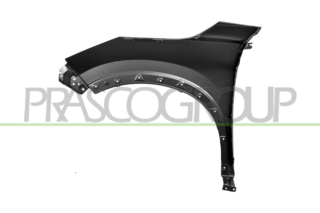 FRONT FENDER RIGHT-WITH WING EXTENSION HOLES