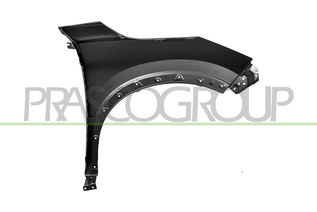 FRONT FENDER LEFT-WITH WING EXTENSION HOLES