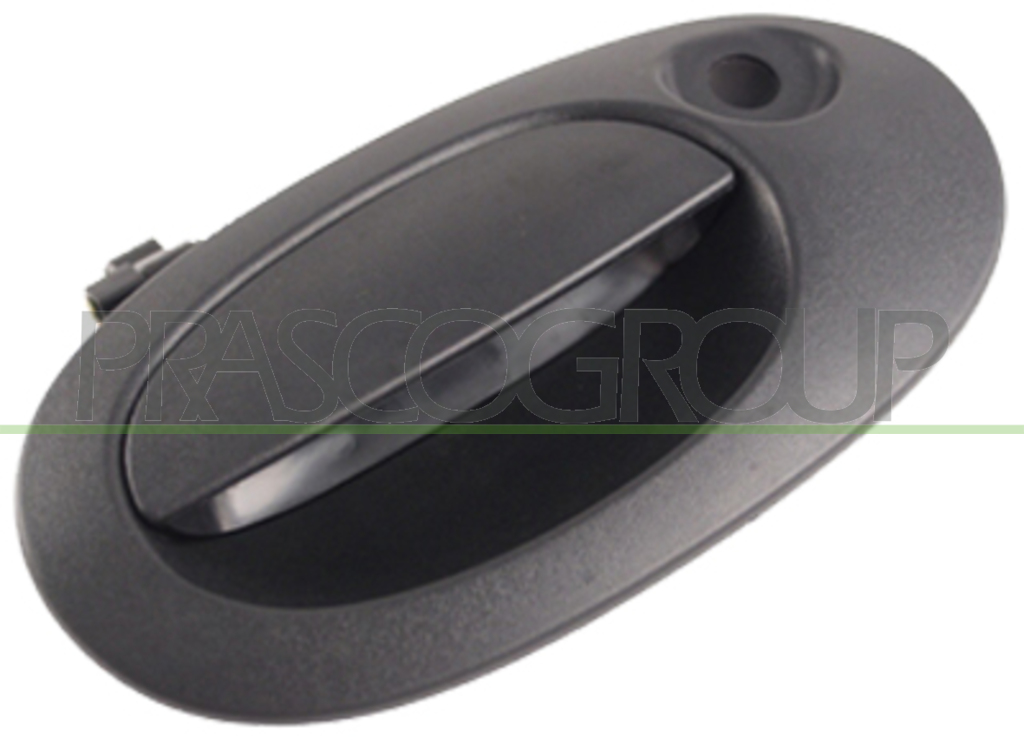 BACK DOOR HANDLE-OUTER-BLACK-WITH KEY HOLE