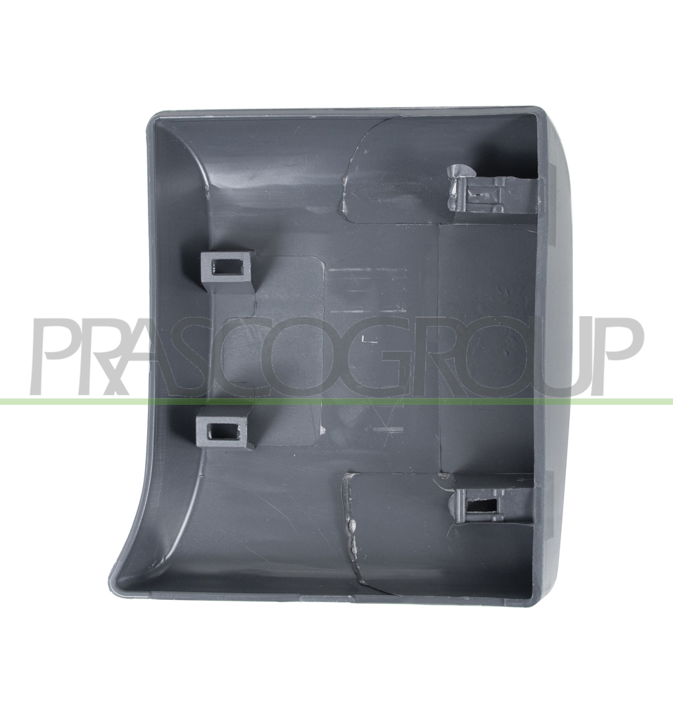 FRONT PILLAR MOLDING RIGHT-GRAY-TEXTURED FINISH-WITH FIXING CLIPS