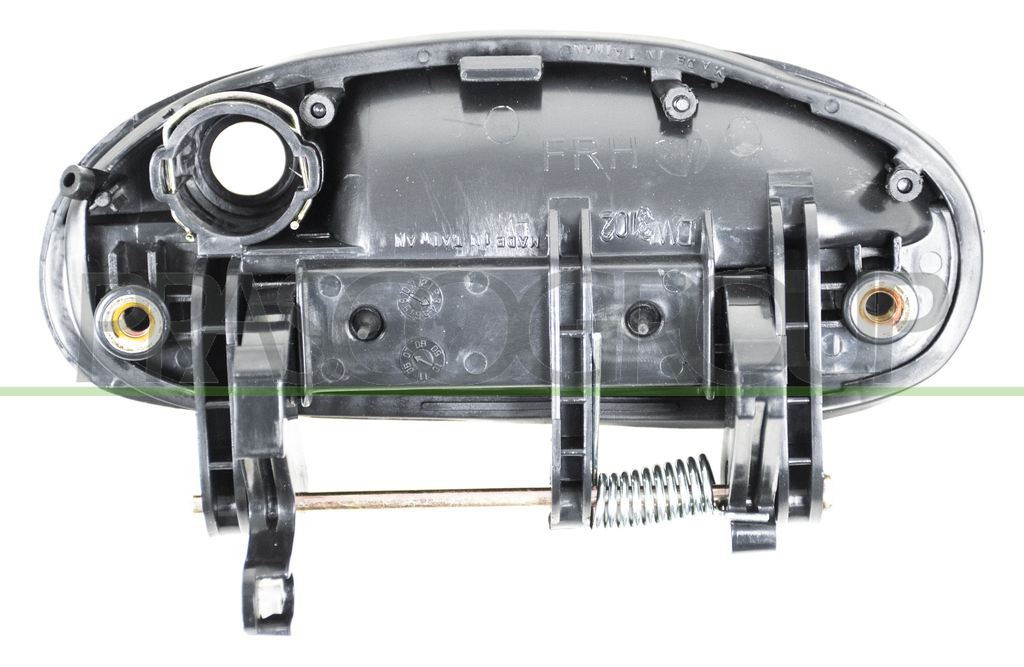 FRONT DOOR HANDLE RIGHT-OUTER-BLACK-WITH KEY HOLE