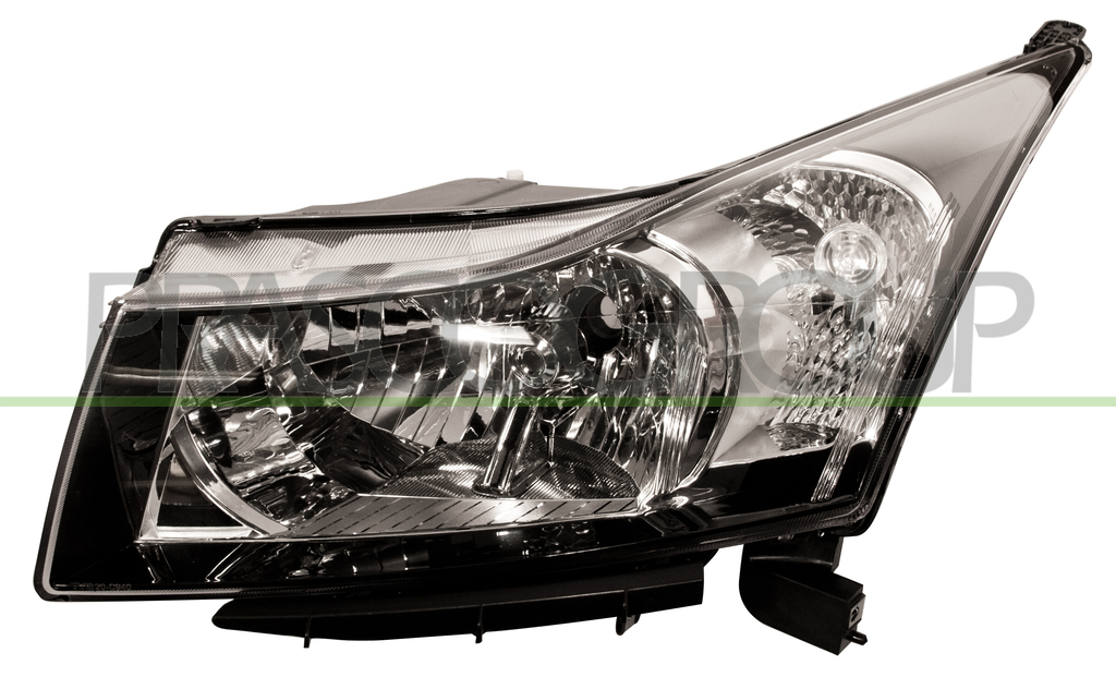 HEADLAMP LEFT H4 ELECTRIC-WITH MOTOR