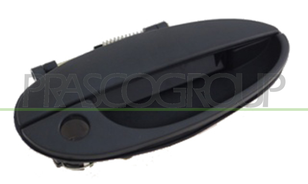 FRONT DOOR HANDLE RIGHT-OUTER-BLACK-WITH KEY HOLE
