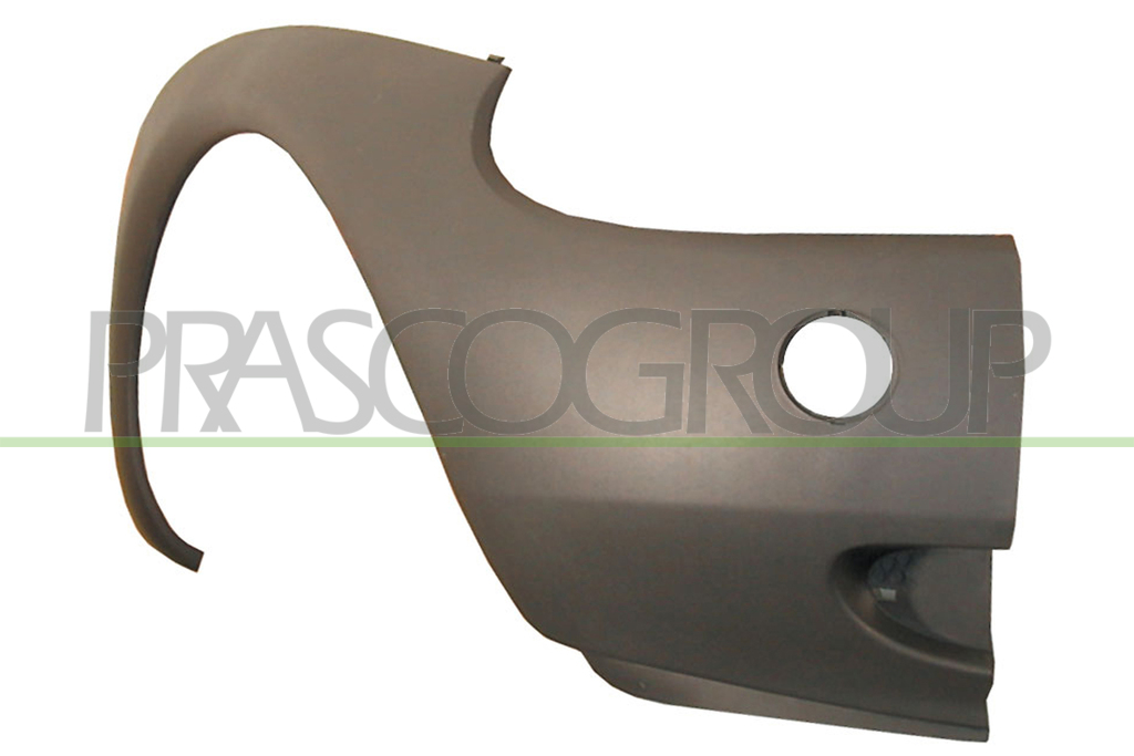 FRONT BUMPER CORNER RIGHT-BLACK