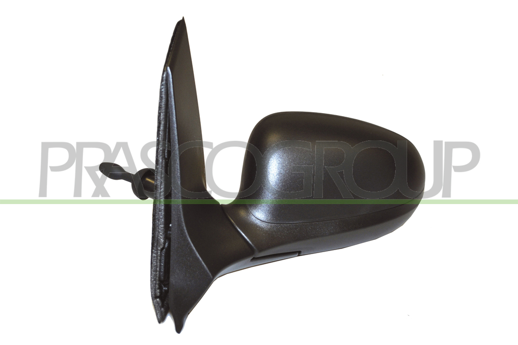 RETROVISEUR GAUCHE MECANIQUE-NOIR-CONVEX/CHROME'