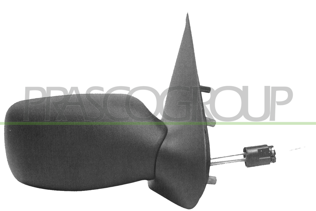 DOOR MIRROR RIGHT-ELECTRIC-HEATED-PRIMED