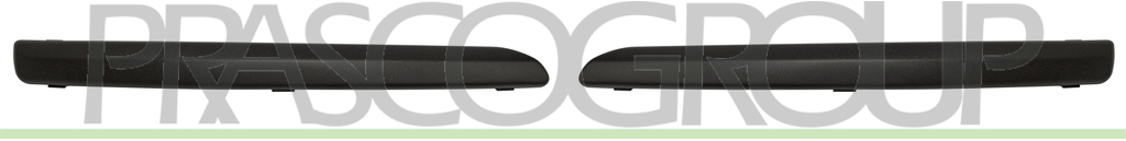 FRONT BUMPER MOLDING SET-BLACK-TEXTURED FINISHS (RIGHT+LEFT)