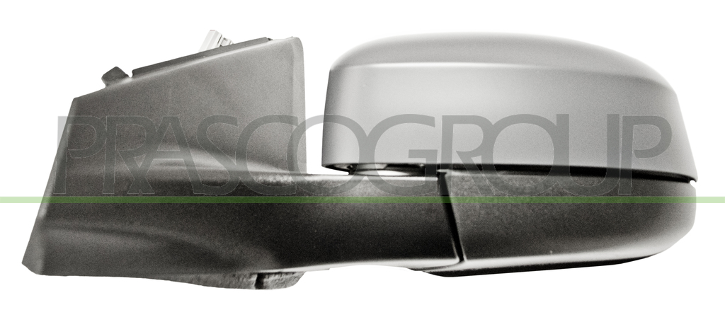 DOOR MIRROR LEFT-ELECTRIC-HEATED-PRIMED-ASPHERICAL-CHROME 12H5P
