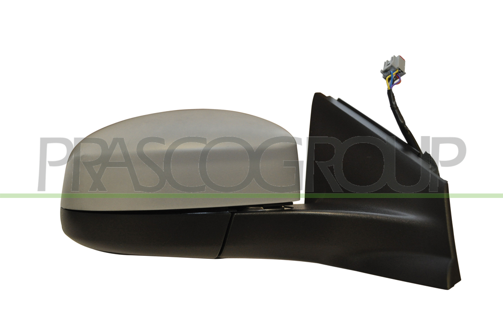 DOOR MIRROR RIGHT-ELECTRIC-HEATED-FOLDABLE-PRIMED-WITH AMBIENT LIGHT-WITH MEMORY-CONVEX-CHROME
