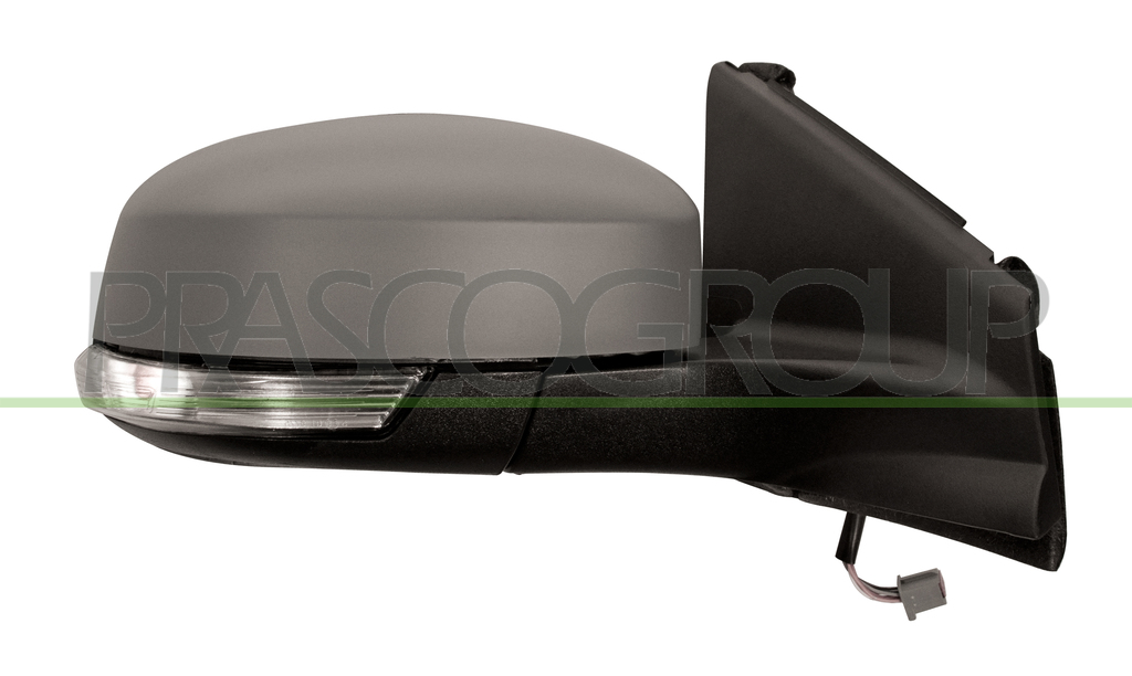 DOOR MIRROR RIGHT-ELECTRIC-HEATED-PRIMED-WITH LAMP-WITH AMBIENT LIGHT 12H7P
