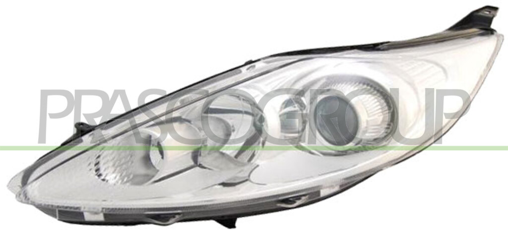 OPTICA IZQUIERDA H1+H7 ELECTRICA-CON MOTOR-CROMADA