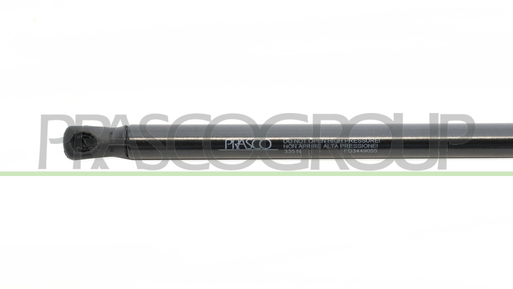 AMORTIGUADOR DE CAPO DERECHO/IZQUIERDO - 335 N - L 545 mm - C 225 mm - Ø 18 mm - Ø 8 mm