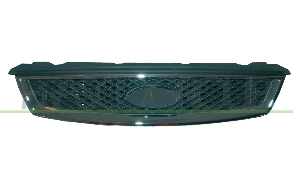 RADIATOR GRILLE DARK GRAY-WITH CHROME FRAME