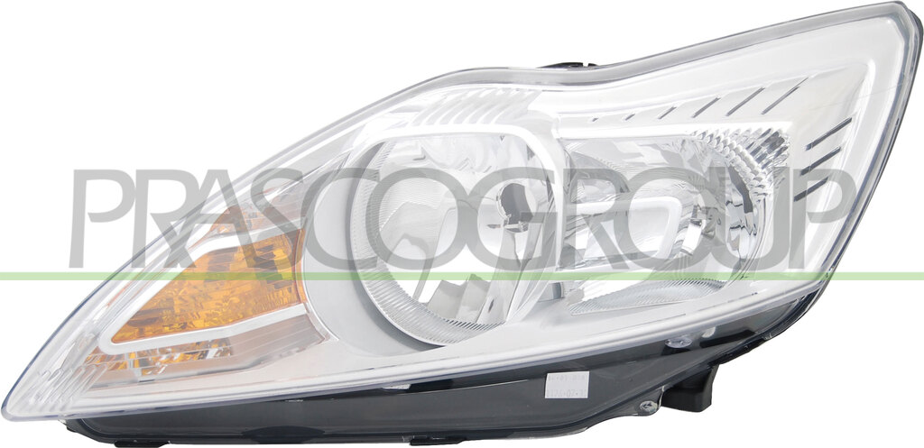 PHARE GAUCHE H1+H7 ELECTRIQUE AVEC MOTEUR-CHROME'