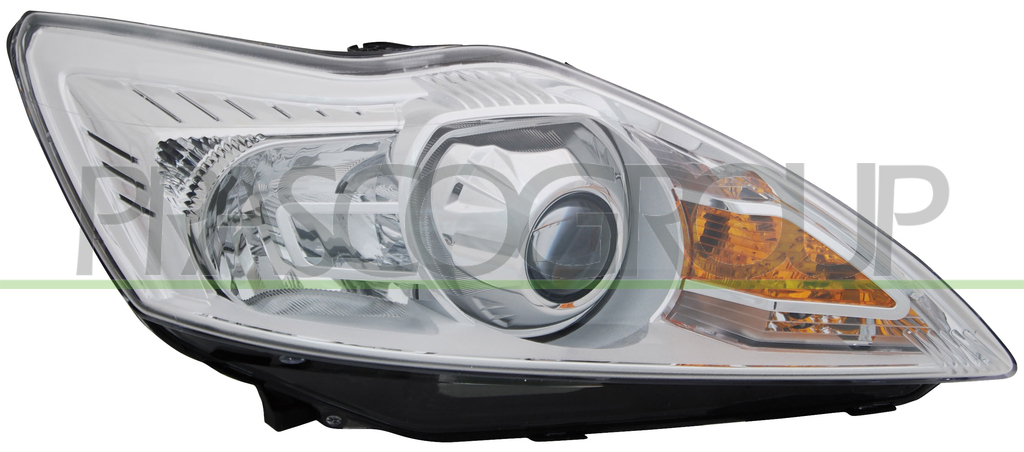SCHEINWERFER REHCTS XENON/D1S+H1-MIT LWR-MIT MOTOR-VERCHROMT