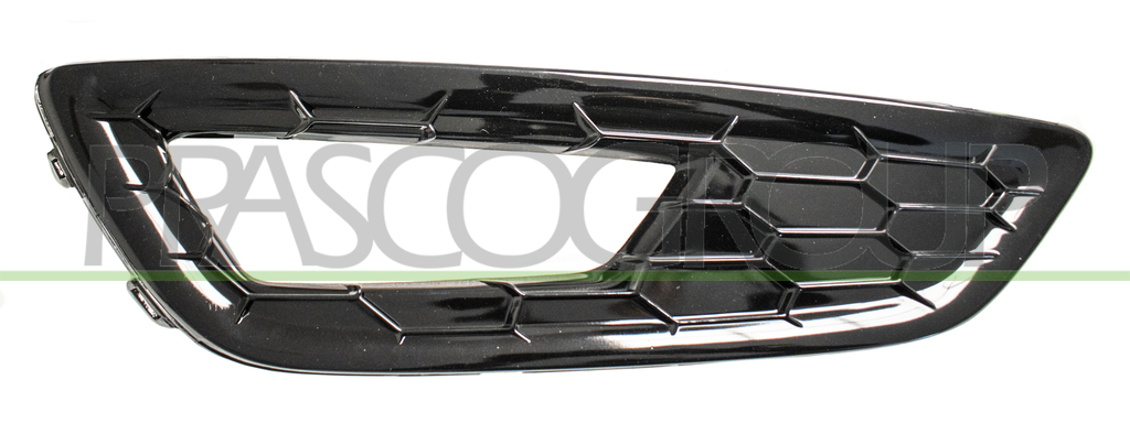 GRIGLIA SINISTRA PARAURTI ANTERIORE-NERA-LUCIDA-CON SEDE FENDI MOD. ZETEC MOD. SPORT