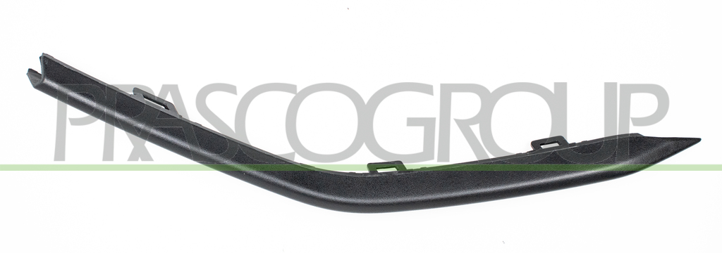 FRONT BUMPER MOLDING LEFT-LOWER-BLACK
