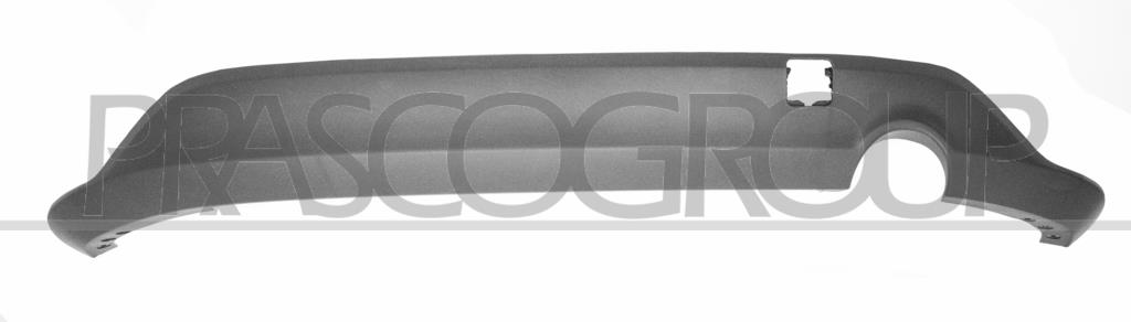 REAR BUMPER SPOILER-BLACK-TEXTURED FINISH MOD. 5 DOOR