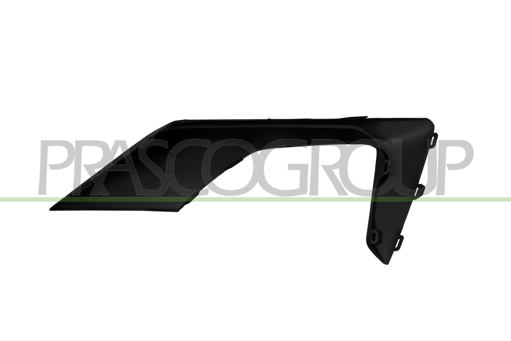 FRONT BUMPER MOLDING-RIGHT-BLACK-SMOOTH FINISH TO BE PRIMED