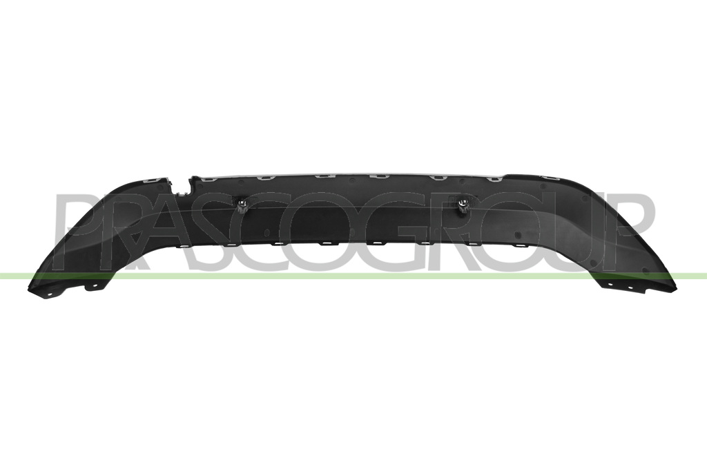REAR BUMPER SPOILER-SILVER-WITH PDC HOLES+SENSOR HOLDERS