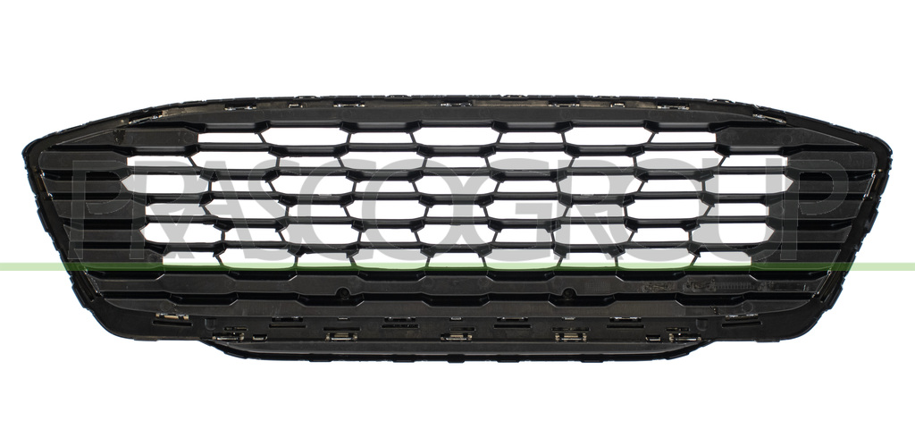RADIATOR GRILLE-BLACK-GLOSSY-WITH CHROME FRAME