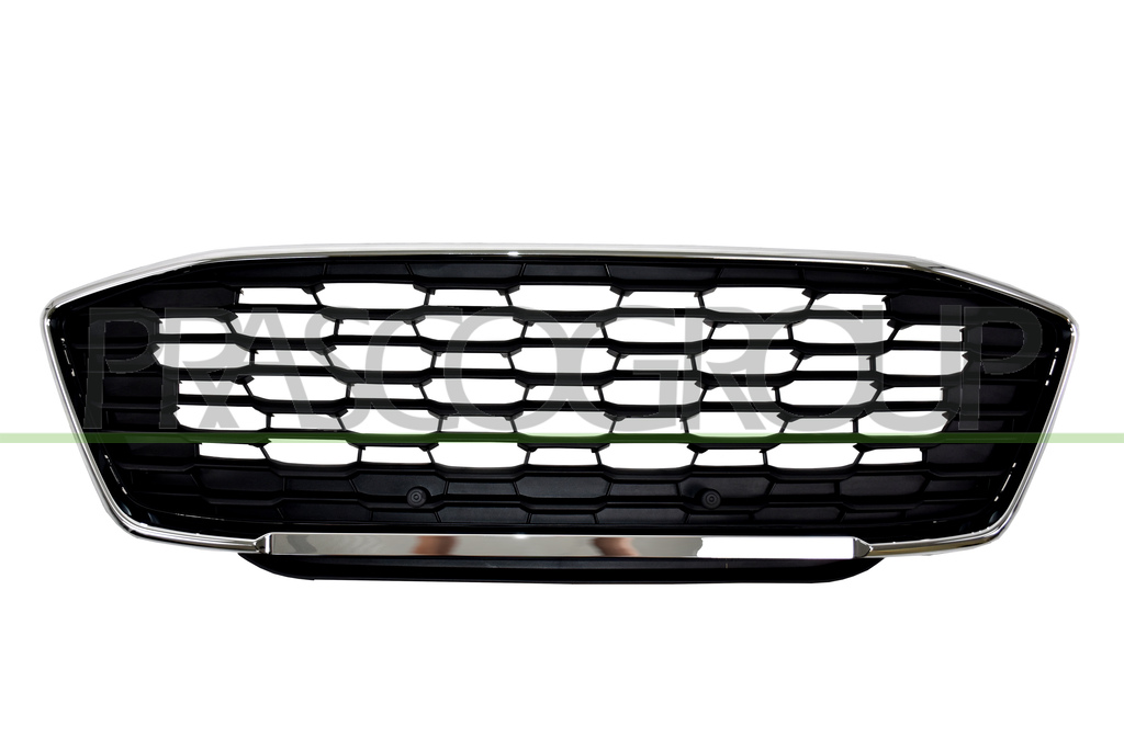RADIATOR GRILLE-BLACK-WITH CHROME FRAME