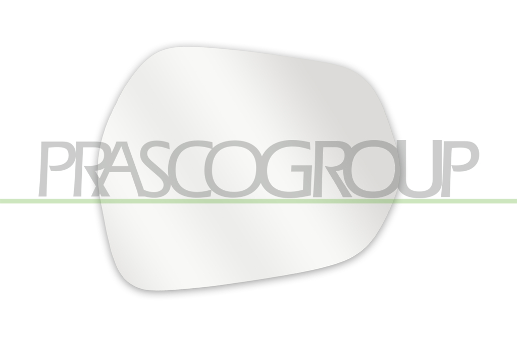 MIRROR GLASS BASE LEFT-HEATED-CONVEX