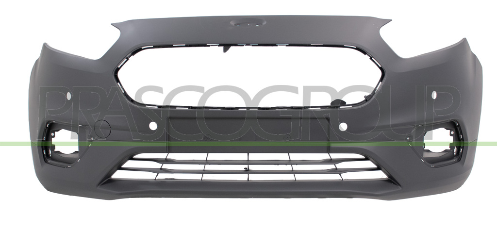 FRONT BUMPER-PRIMED-WITH PDC-WITH TOW HOOK COVER