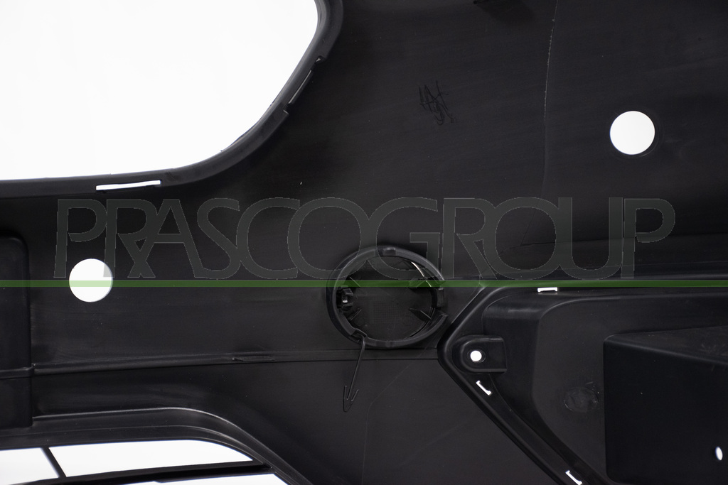 FRONT BUMPER-PRIMED-WITH PDC-WITH TOW HOOK COVER