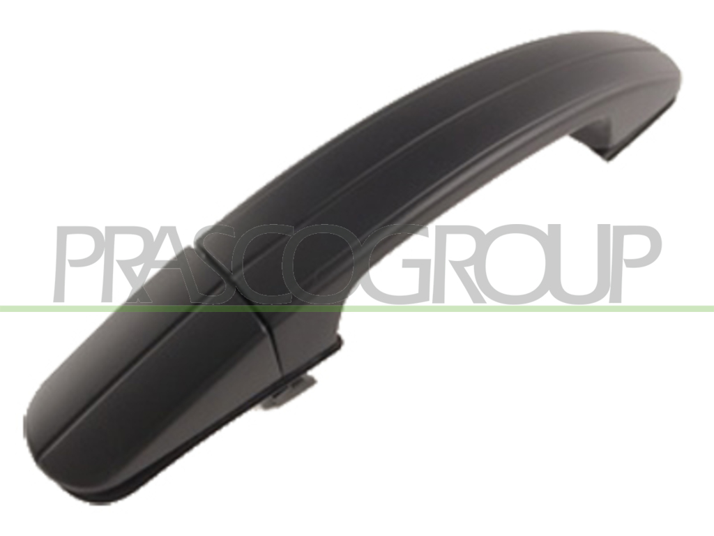 FRONT DOOR HANDLE RIGHT+REAR RIGHT/LEFT-OUTER-SMOOTH-BLACK-WITHOUT KEY HOLE