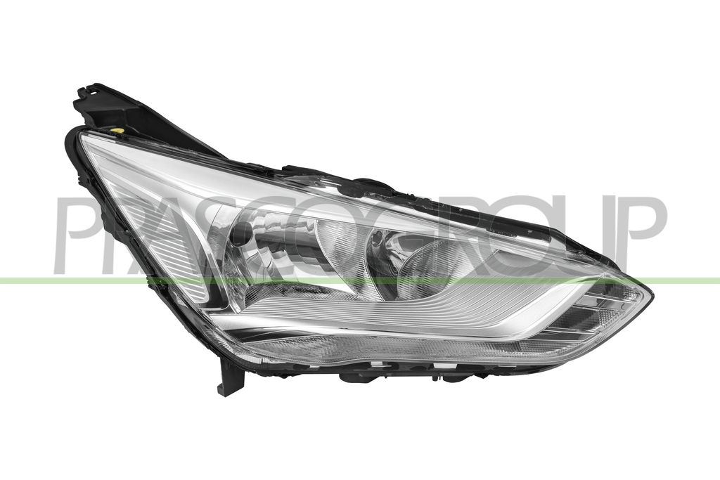HEADLAMP RIGHT H7+H1-ELECTRIC-WITH MOTOR-WITHOUT CONTROL UNIT-WITH LED DAY RUNNING LIGHT-VALEO TYPE