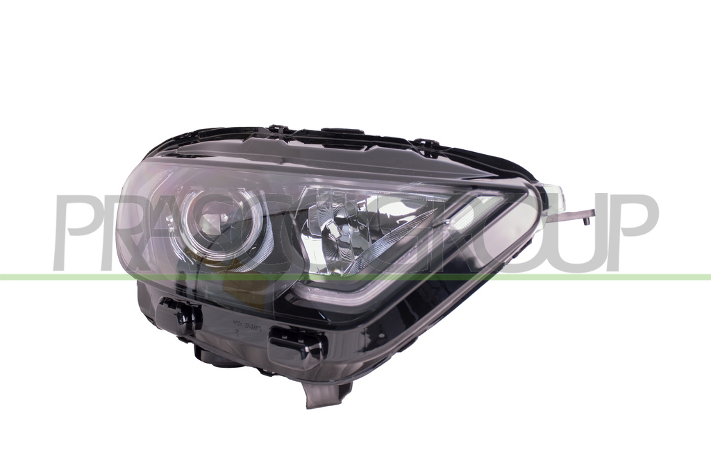 PROIETTORE DESTRO D5S+H1-ELETTRICO-CON MOTORE-CON LUCE DIURNA-NERO-LED