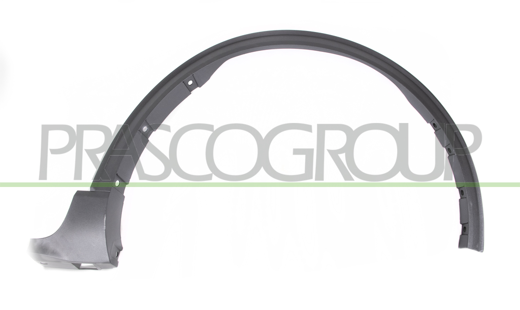 PARAFANGHINO ANTERIORE DESTRO-NERO-GOFFRATO-CON CLIPS