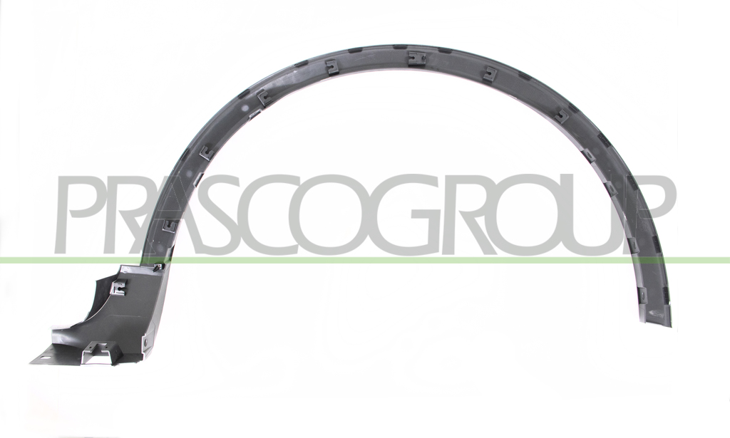 PARAFANGHINO ANTERIORE SINISTRO-NERO-GOFFRATO-CON CLIPS