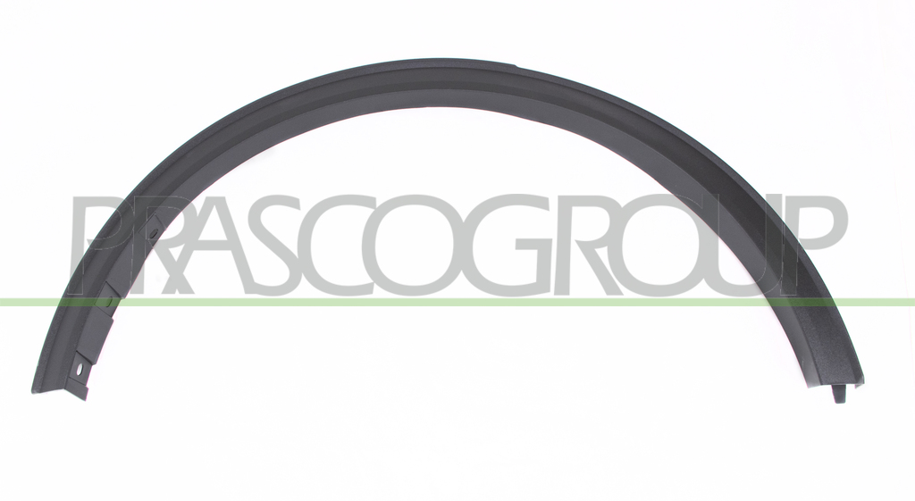 PARAFANGHINO POSTERIORE DESTRO-NERO-GOFFRATO-CON CLIPS