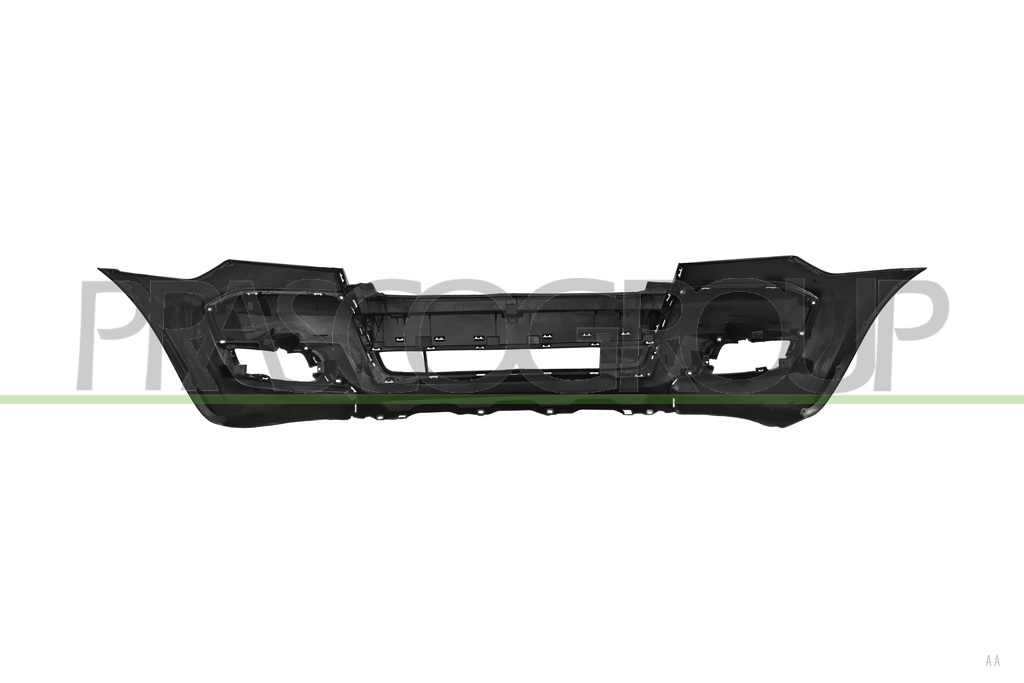 PARAURTI ANTERIORE-NERO-LISCIO DA PRIMERIZZARE-CON SEDE FENDI MOD. LIMITED-WILDTRAK