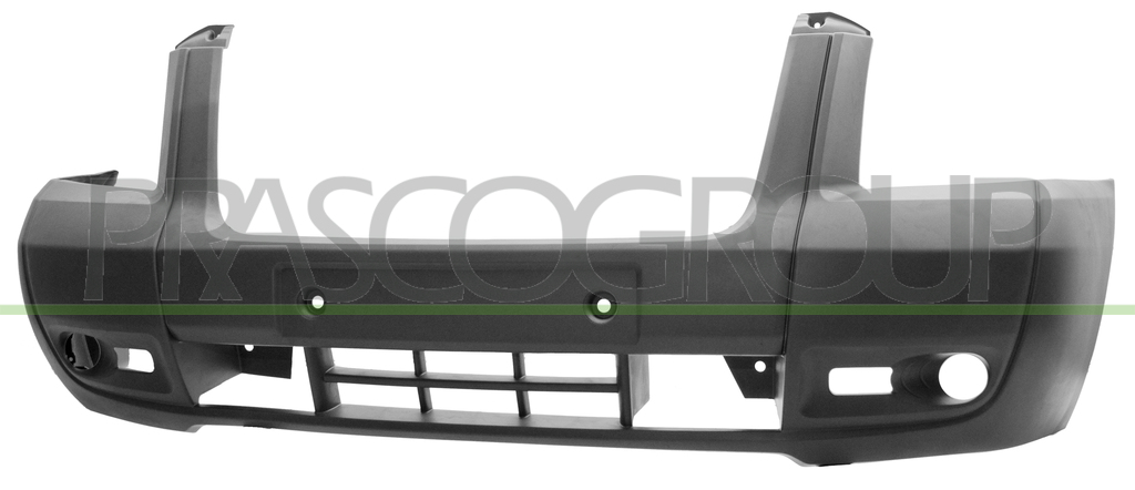 PARECHOQUES DELANTERO COMPLETO NEGRO CON AGUJEROS ANTINIEBLA MOD. 3.2 TDCI