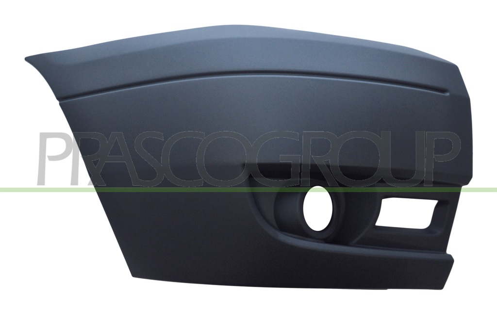FRONT BUMPER END CUP RIGHT-WITH FOG LAMP HOLE