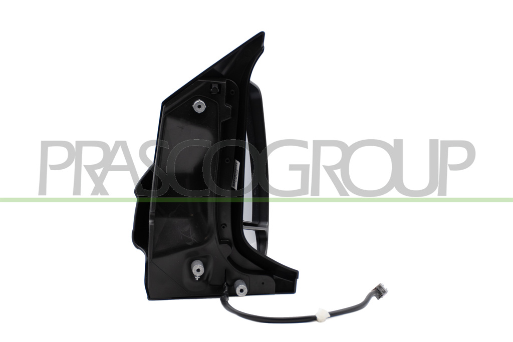 DOOR MIRROR RIGHT-ELECTRIC-HEATED-PRIMED-WITH LAMP-FOLDABLE-CONVEX-CHROME