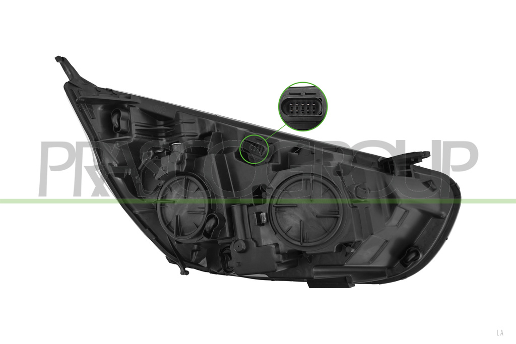 SCHEINWERFER LINKS-H7+H15-MIT LWR-MIT MOTOR
