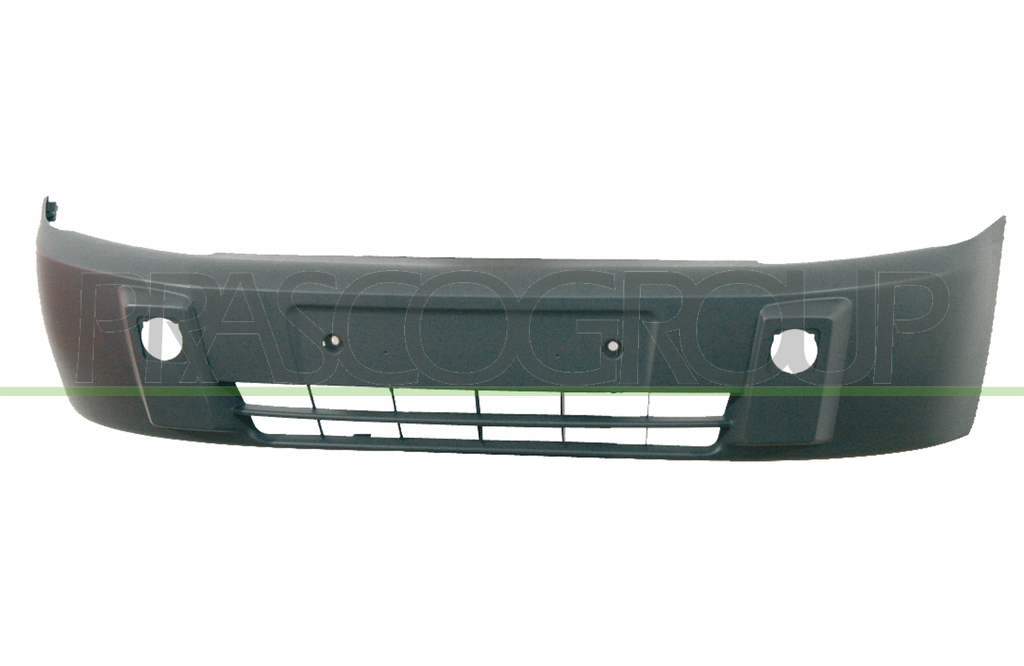 FRONT BUMPER-BLACK-WITHOUT FOG LAMP HOLES