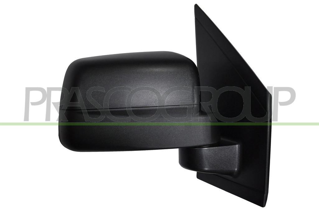 DOOR MIRROR RIGHT-ELECTRIC-BLACK-HEATED-6HP5
