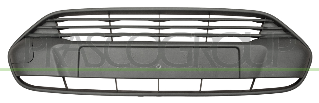 FRONT BUMPER GRILLE-CENTRE-GRAY-TEXTURED FINISH-WITH TOW HOOK COVER