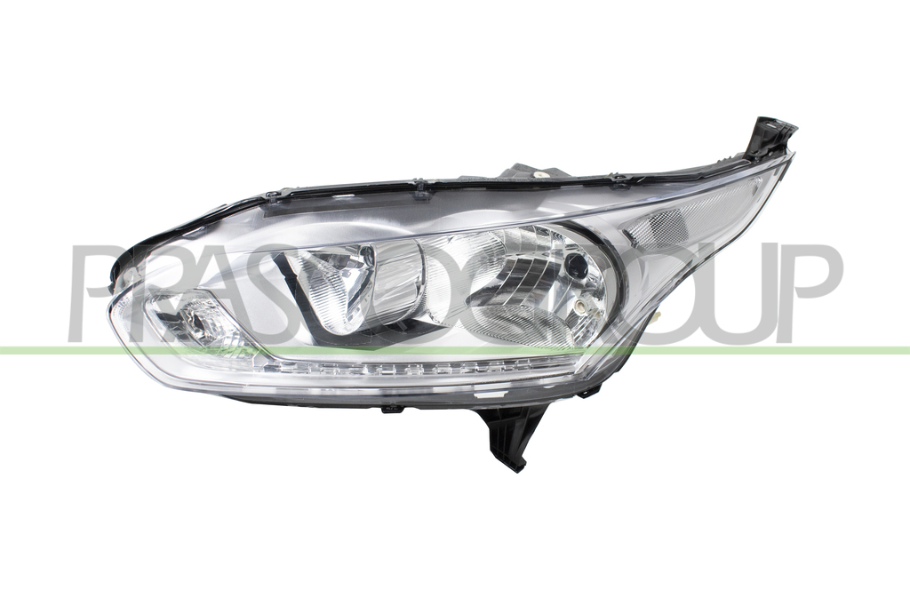 HEADLAMP LEFT H7+H15-ELECTRIC-WITH MOTOR-CHROME MOD. 15 >