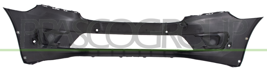 FRONT BUMPER-BLACK-TEXTURED FINISH-WITH TOW HOOK COVER-WITH PDC+SENSOR HOLDERS-WITH CUTTING MARKS FOR PARK ASSIST
