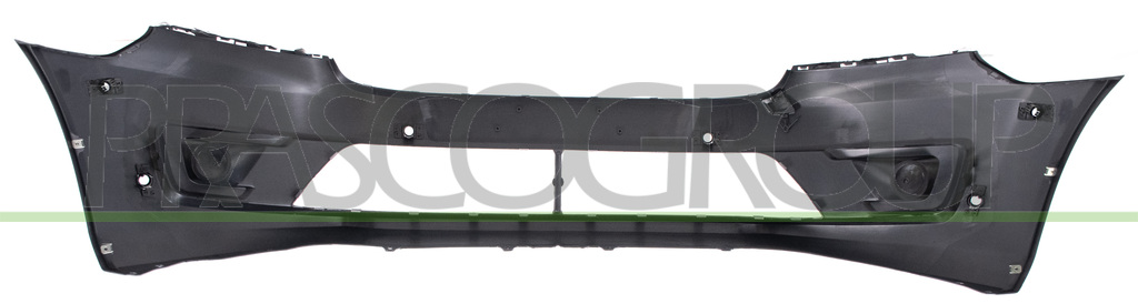 FRONT BUMPER-BLACK-TEXTURED FINISH-WITH FOG LAMP HOLES-WITH PDC AND PARK ASSIST+SENSOR HOLDERS-WITH TOW HOOK COVER