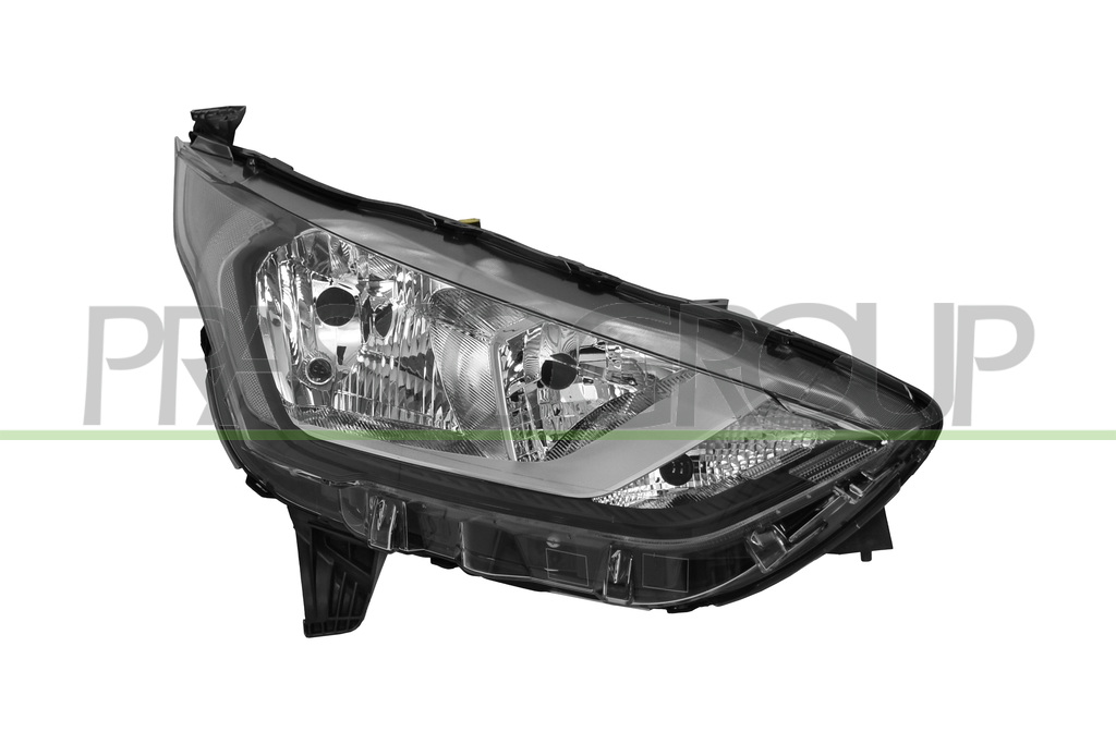 PROIETTORE DESTRO H7+H15-ELETTRICO-CON MOTORE-NERO-VERSIONE VALEO