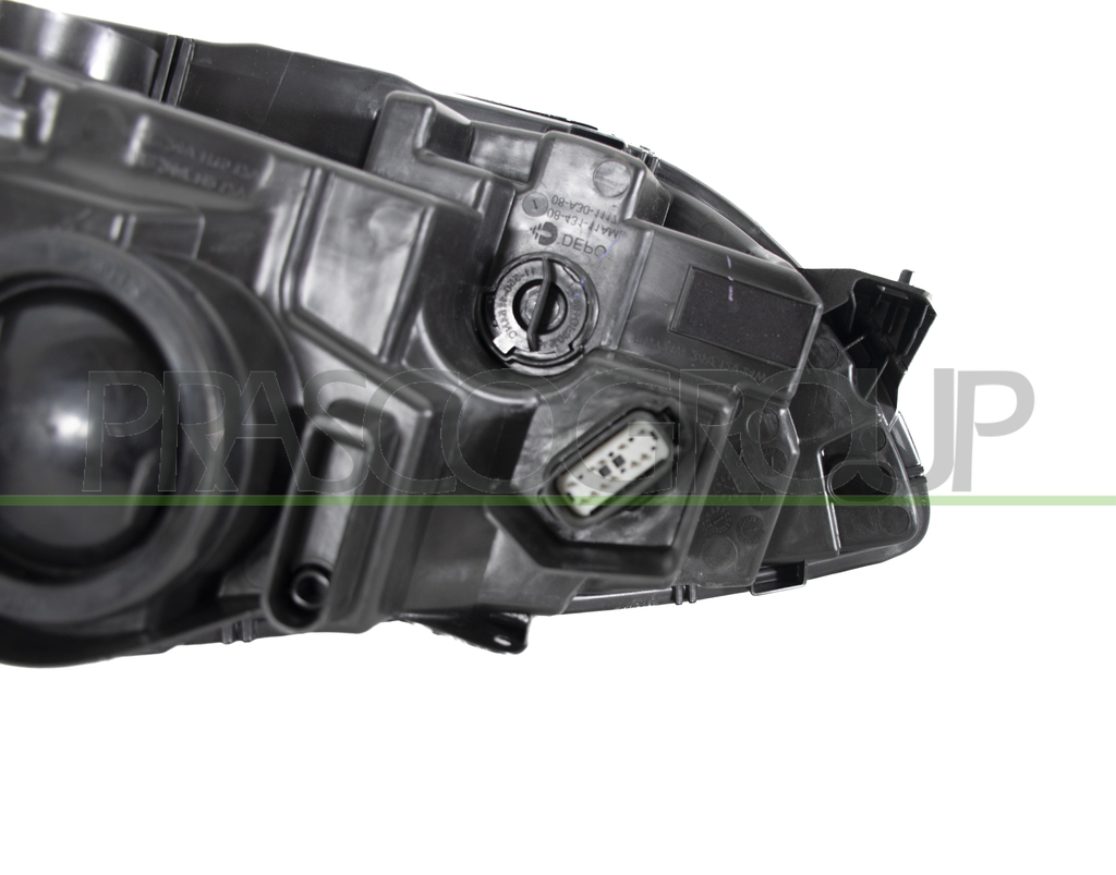 OPTICA DERECHA H7+H15-ELECTRICA-CON MOTOR-CROMADA-MONTAJE VALEO