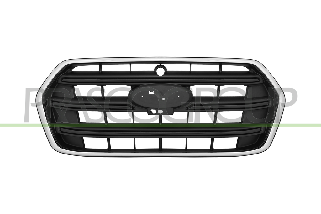 RADIATOR GRILLE-BLACK-WITH CHROME FRAME